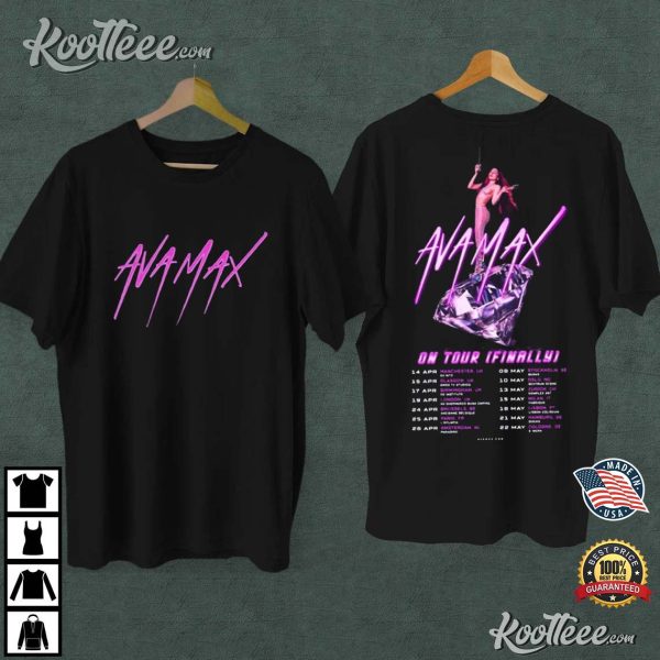 Ava Max Diamonds And Dancefloors 2023 Tour T-Shirt