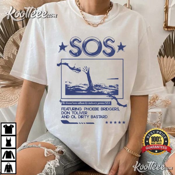 SZA SOS Tour 2023 Album T-Shirt