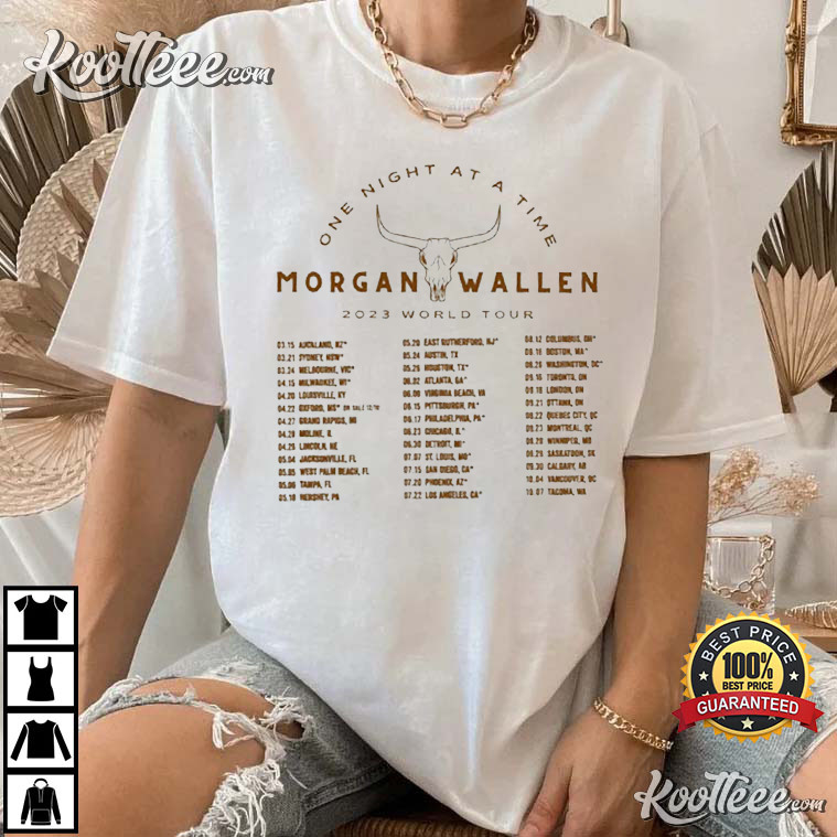 Morgan Wallen World Tour 2023 Shirt, Morgan Wallen One Night At A