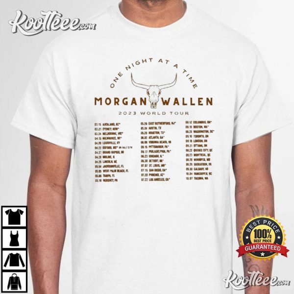 Morgan Wallen One Night At A Time World Tour T-Shirt