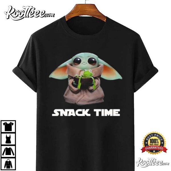 Baby Yoda Frog Snack Time T-Shirt