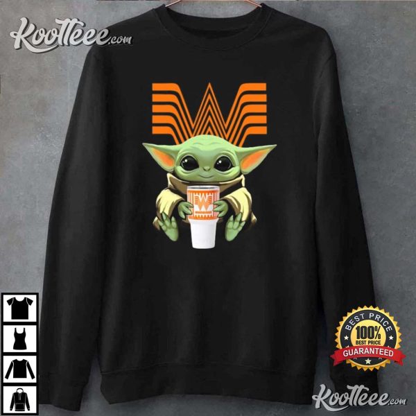 Baby Yoda Drink Whataburger Star Wars T-Shirt