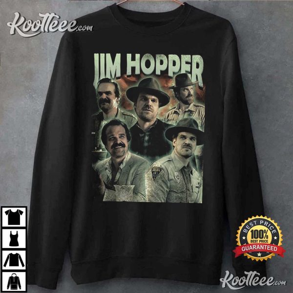 Jim Hopper Stranger Things Series T-Shirt