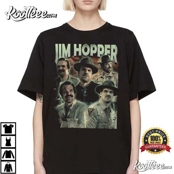 Jim Hopper Stranger Things Series T-Shirt