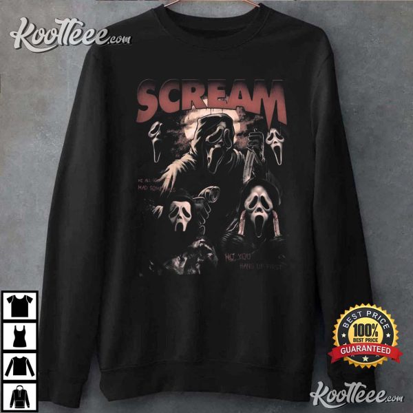 Scream Ghostface Halloween Horror Night T-Shirt