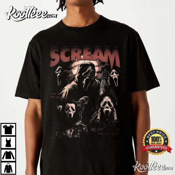 Scream Ghostface Halloween Horror Night T-Shirt