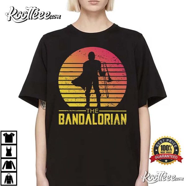 Trombone Bandalorian Musician Funny Trombone Player T-Shirt