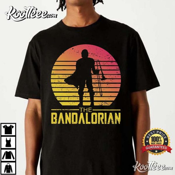 Trombone Bandalorian Musician Funny Trombone Player T-Shirt