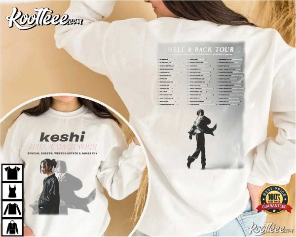 Keshi World Tour 2023 Hell Heaven Tour T-Shirt