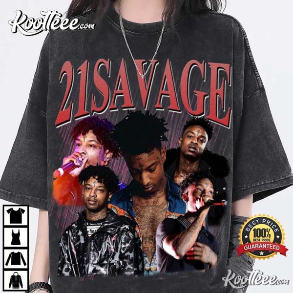 Savage Vintage Hiphop Rapper Retro T-Shirt