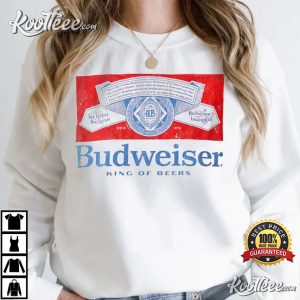 Budweiser Logo King Of Beer T Shirt 3