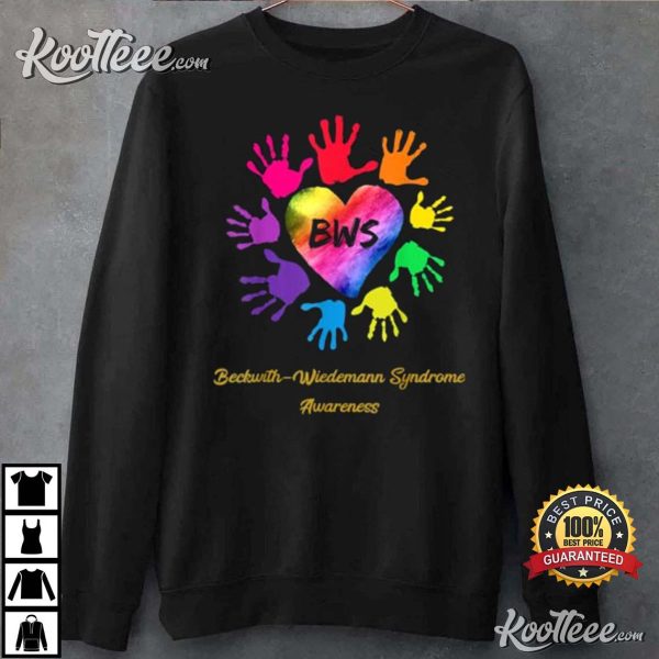 Beckwith Wiedemann Syndrome Awareness Hands Gift T-Shirt