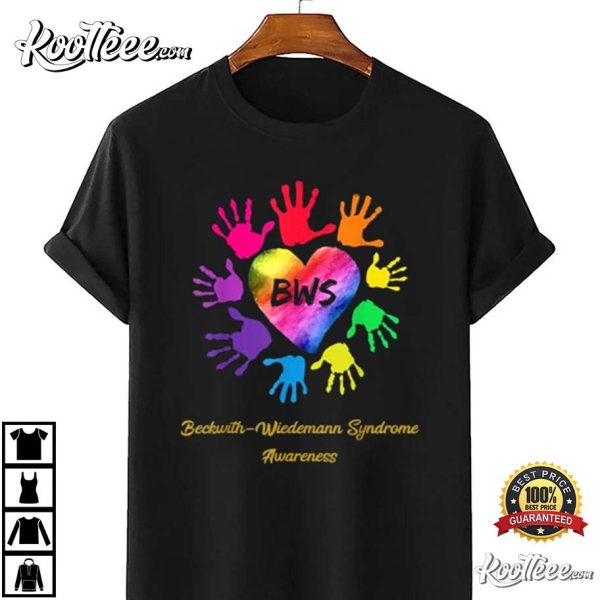 Beckwith Wiedemann Syndrome Awareness Hands Gift T-Shirt