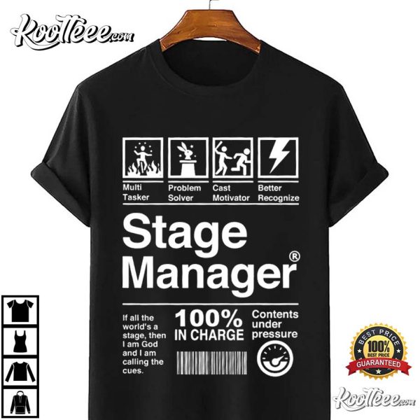 Stage Manager Musical Theatre Stage Crew T-Shirt