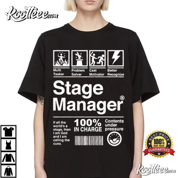 Stage Manager Musical Theatre Stage Crew T-Shirt