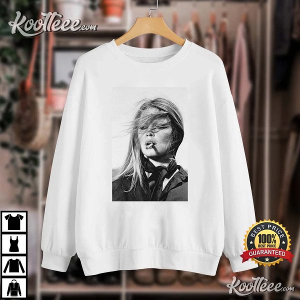 Iconic Brigitte Bardot Graphic T-Shirt