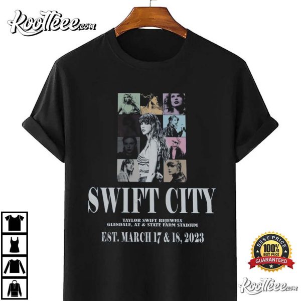 Swift City Est 2023 The Eras Tour Swiftie Gift T-Shirt