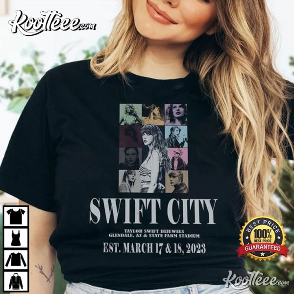 Swift City Est 2023 The Eras Tour Swiftie Gift T-Shirt