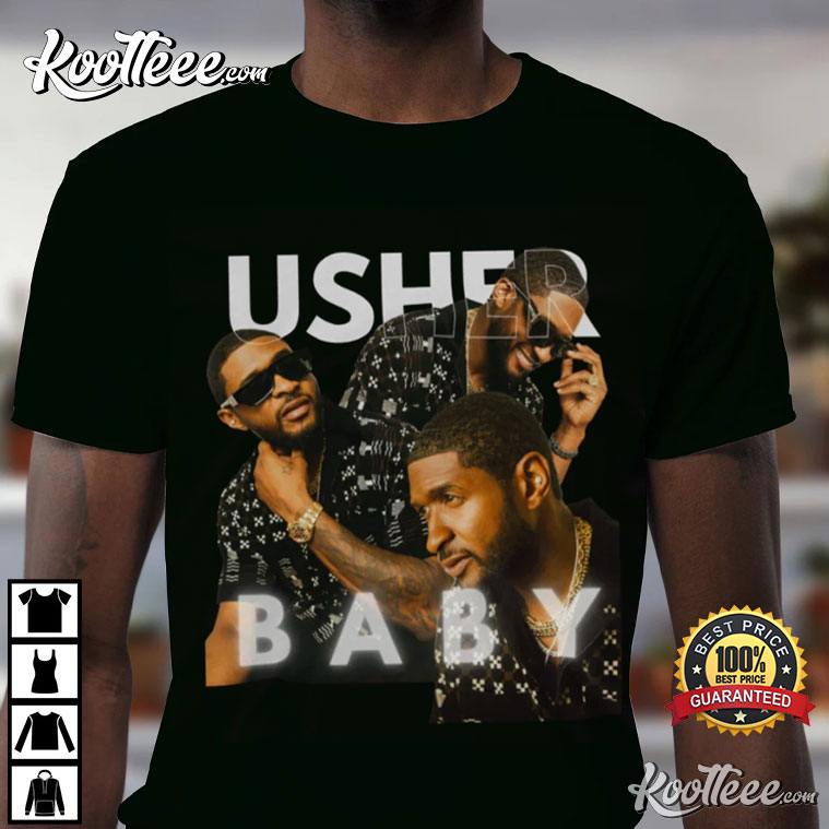 Usher Baby Tour Celebrity Collage T-Shirt
