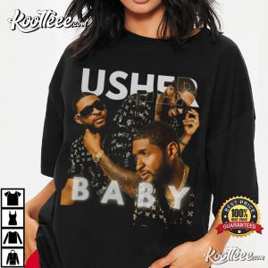 Usher Baby Tour Celebrity Collage T Shirt 2