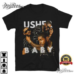 Usher Baby Tour Celebrity Collage T Shirt 4