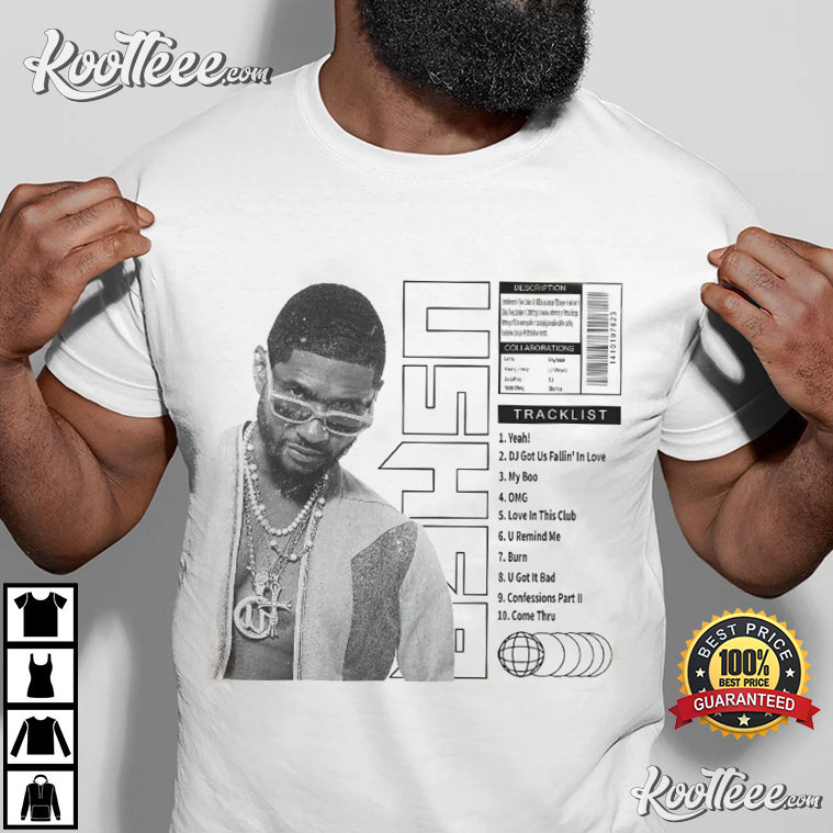 Usher Tracklist Song Graphic T-Shirt