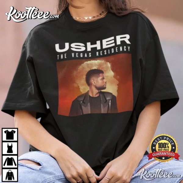 2023 Usher My Way The Vegas Residency Tour T-Shirt