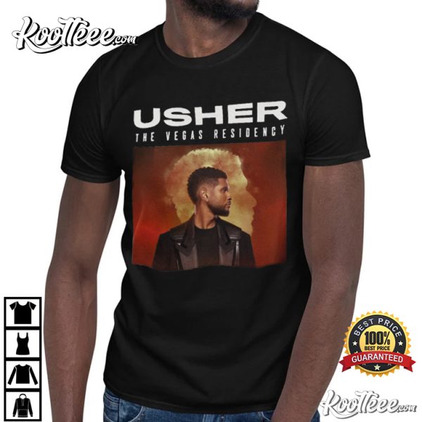2023 Usher My Way The Vegas Residency Tour T-Shirt