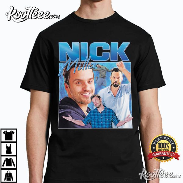 Nick Miller Funny TV Icon Gift T-Shirt