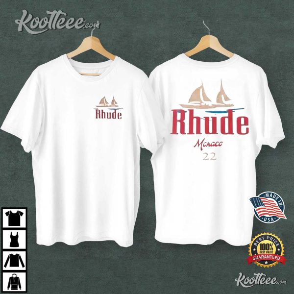 Rhude Racing Team Casual Trendy T-Shirt