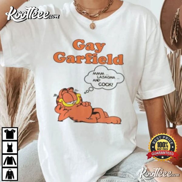 Gay Garfield The Cat Vintage Gift For Garfield Lovers T-Shirt