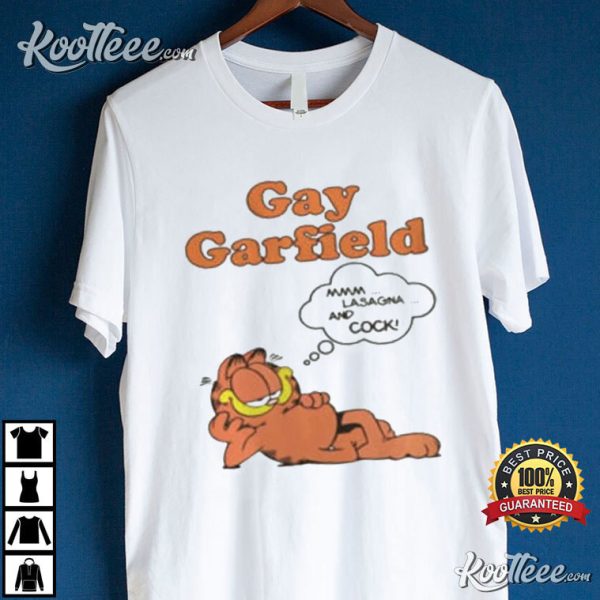 Gay Garfield The Cat Vintage Gift For Garfield Lovers T-Shirt