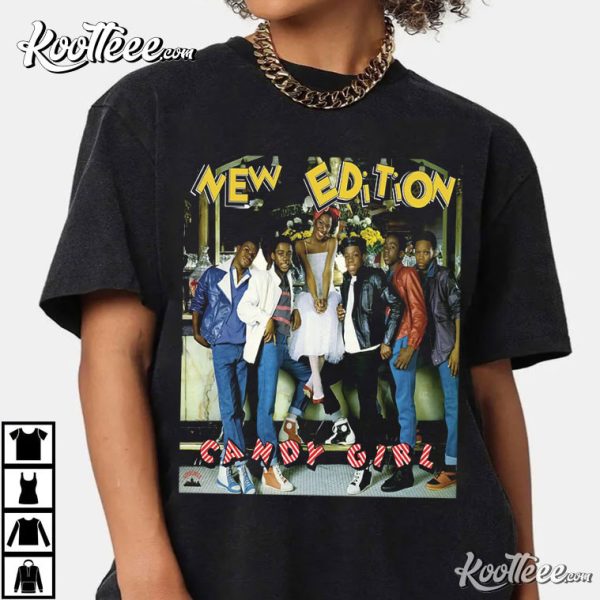 New Edition Retro Candy Girl Cover T-shirt