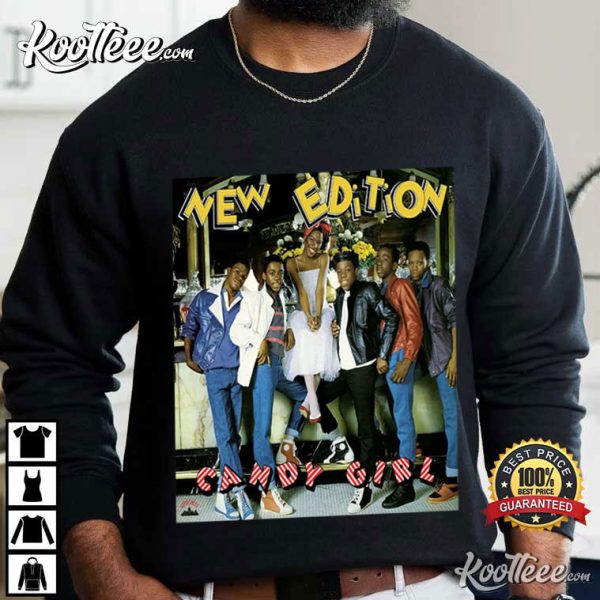 New Edition Retro Candy Girl Cover T-shirt