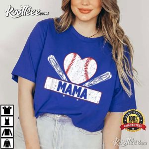 Baseball Mama Matching Family Softball Baseball Lover Gift For Mom T Shirt 3