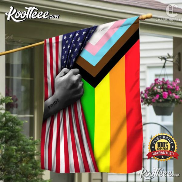 Progress Pride LGBTQ Home Decor Flag