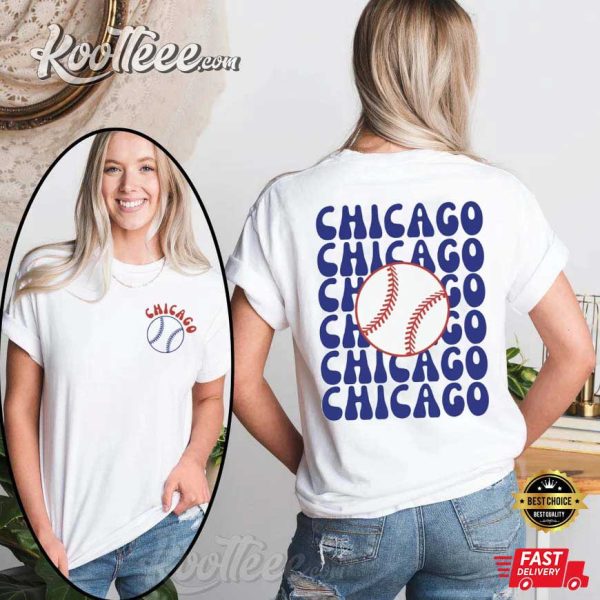Retro Chicago Cubs Baseball Cubs Apparel T-Shirt