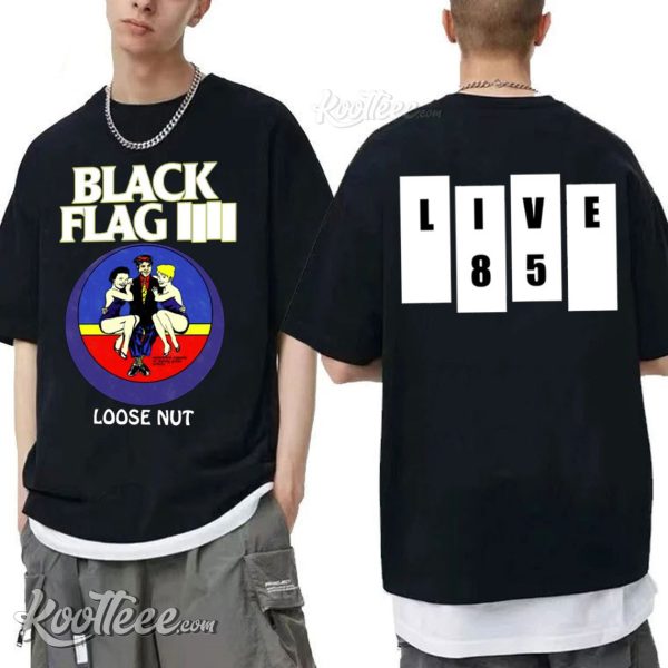 Black Flag Loose Nut Live 85 Nut Album Promo T-Shirt