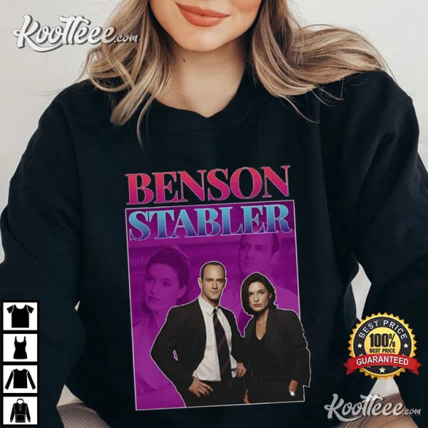 Benson Stabler Law And Order Series 90’s T-Shirt