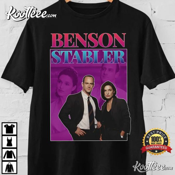Benson Stabler Law And Order Series 90’s T-Shirt