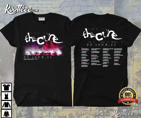 The Cure 2023 North American Tour Dates T-Shirt