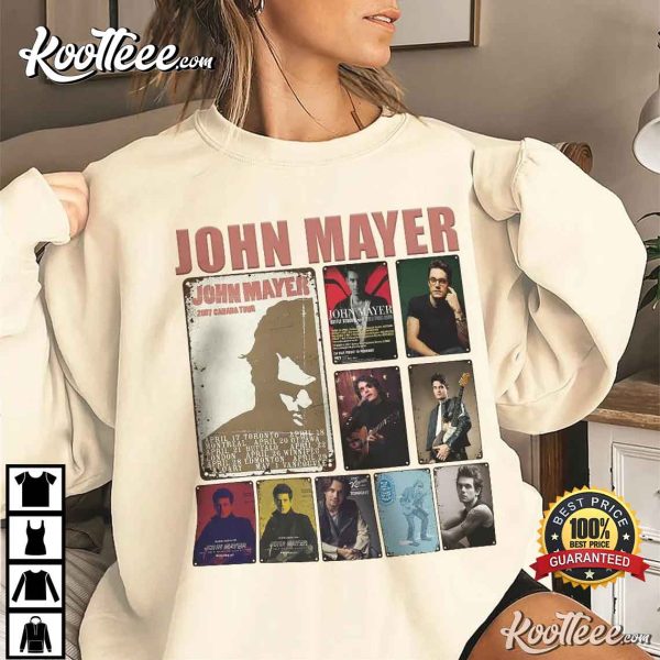 John Mayer Solo Tour 2023 Retro Graphic T-Shirt