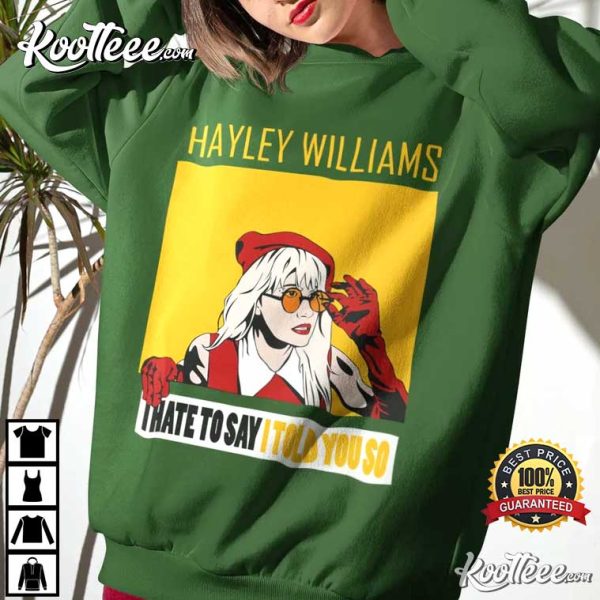 Paramore Rock Band 2023 Vintage Hayley Williams T-Shirt
