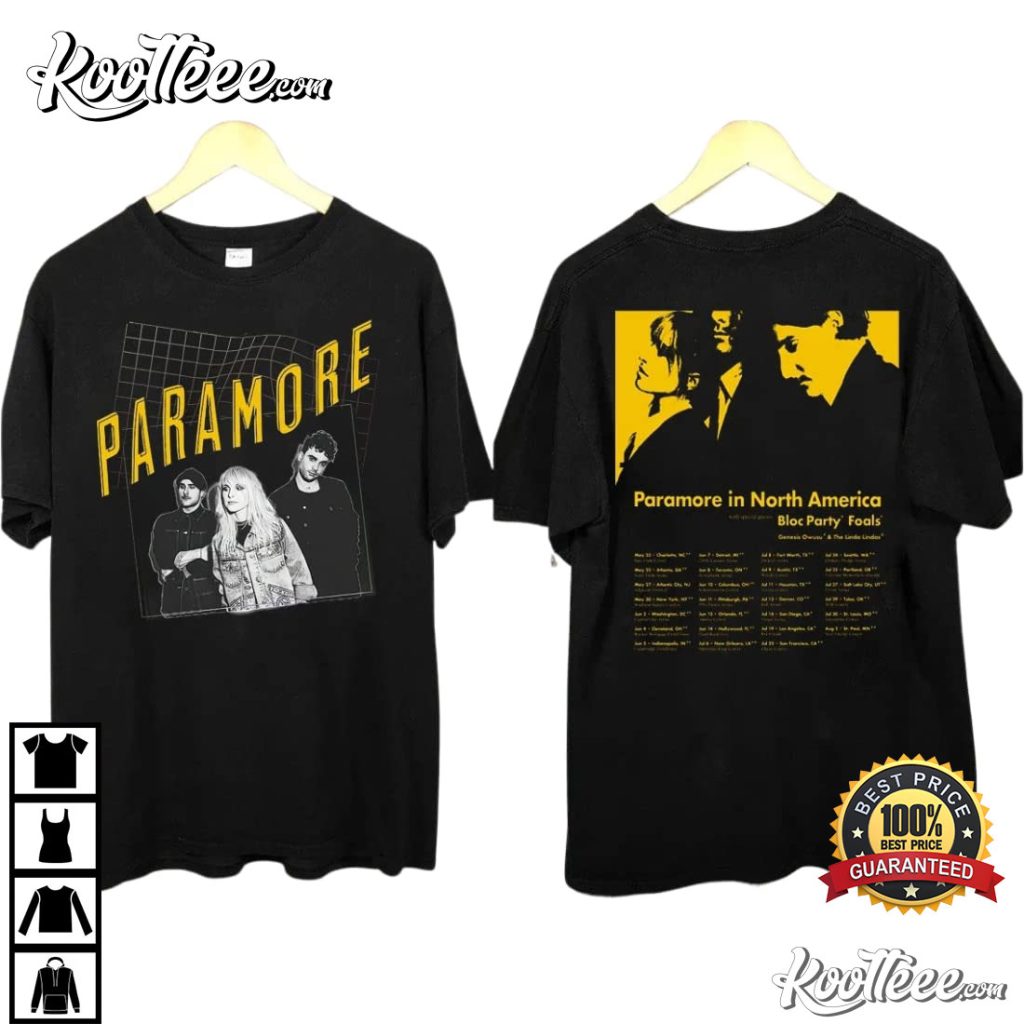 Paramore 2023 Concert Tour Merch TShirt