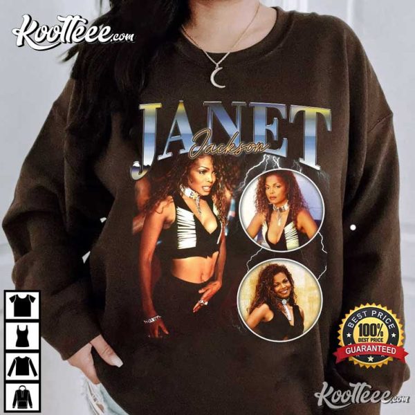 90s Janet Jackson Vintage Fan Gift T-Shirt