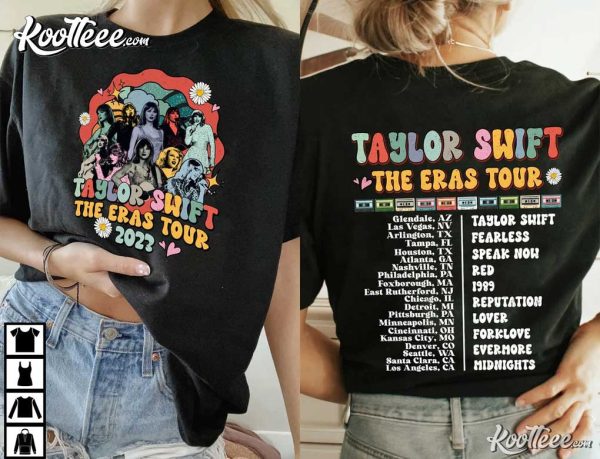 The Eras Tour 2023 Midnights Album Swiftie T-Shirt