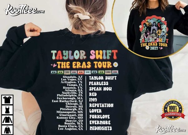The Eras Tour 2023 Midnights Album Swiftie T-Shirt