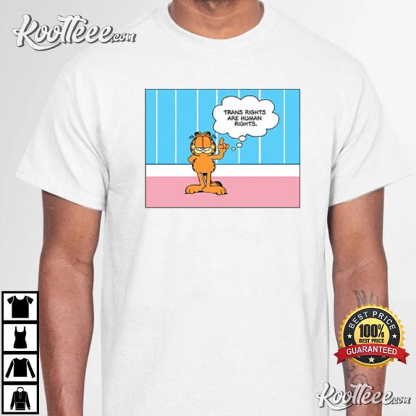 Gay Garfield Protect Trans Kids T-Shirt