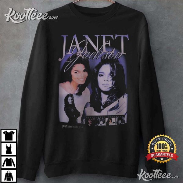 Vintage Janet Jackson Gift For Fan T-Shirt