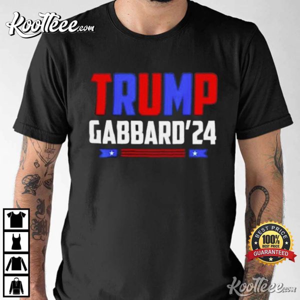 Trump Gabbard 2024 Campaign Donald Trump Gift Ideas T-Shirt